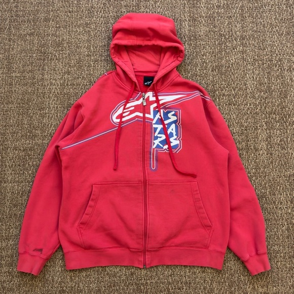 Vintage Alpinestars Full-zip Hoodie - Picture 1 of 15